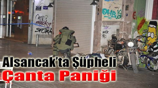 Alsancak'ta Şüpheli Çanta Paniği