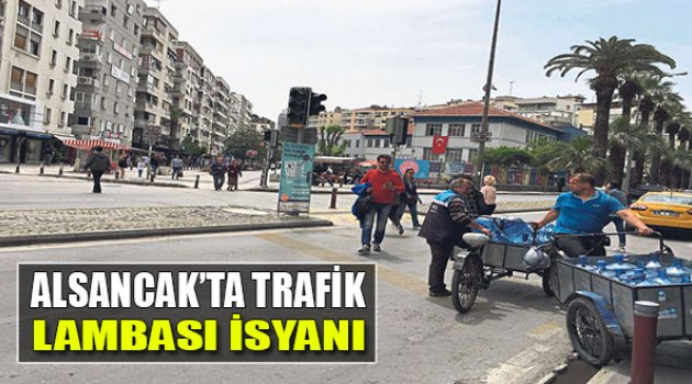 Alsancak'ta Trafik Lambası İsyanı