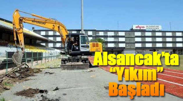 Alsancak'ta Yıkım Başladı
