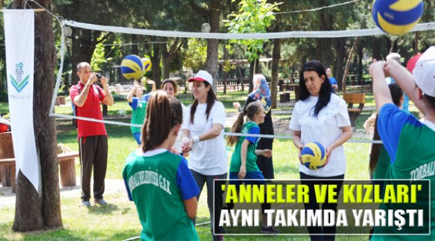 Anneler ve Kızları Aynı Takımda Yarıştı