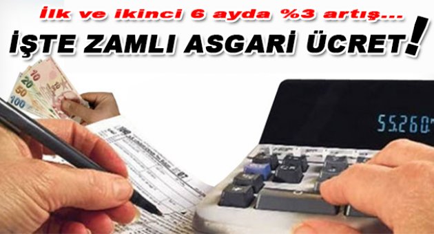 Asgari ücret zam oranı belli oldu