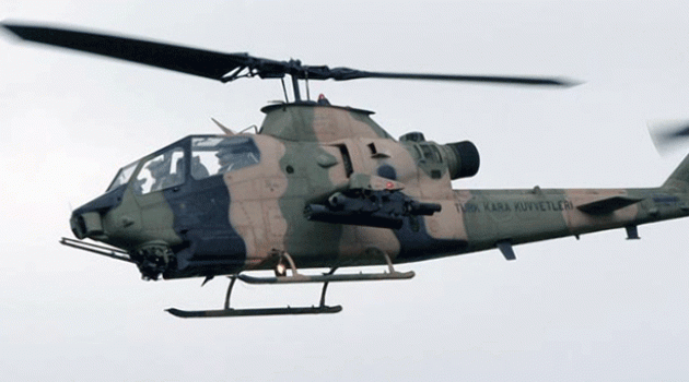 Askeri helikoptere roketatarlı saldırı! 1 şehit, 1 yaralı