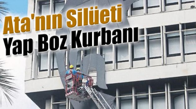 Atatürk Silüeti Yap-Boz Kurbanı