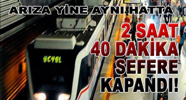 Aynı Hatta Yine Arıza