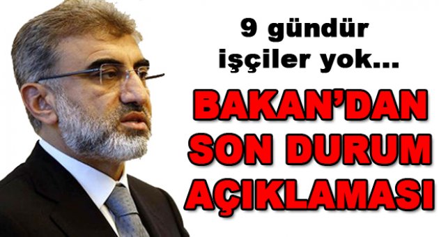 Bakan Yıldız Ermenek'teki son durumu açıkladı