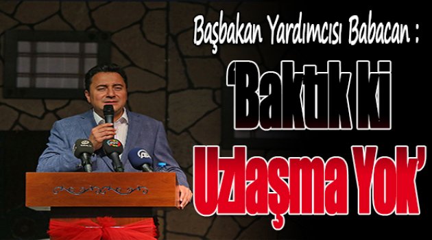 “Baktık ki uzlaşma yok ...”