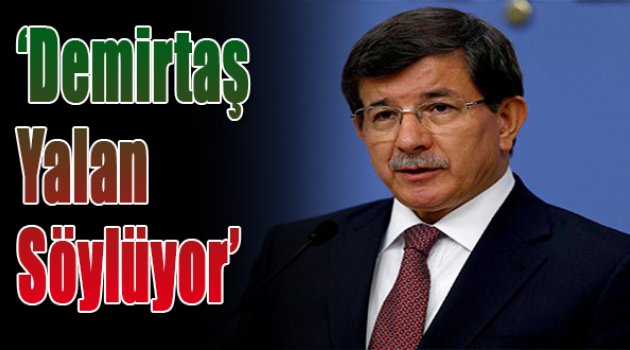 Başbakan Davutoğlu&#039;dan Papa ve Demirtaş&#039;a yanıt
