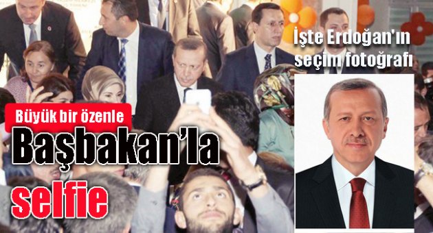 Başbakan&#039;la selfie