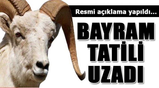 Başbakanlıktan Tatil Açıklaması