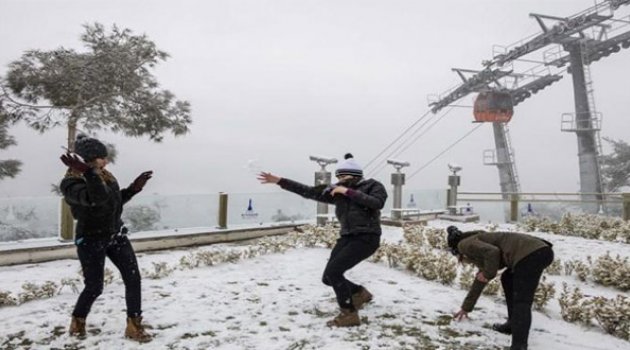 Başka Olur Teleferik’te Kar Keyfi..
