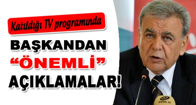 Başkandan önemli açıklamalar...