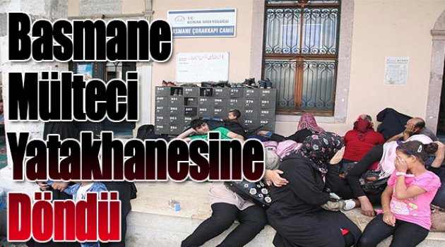 Basmane Mülteci Yatakhanesine Döndü