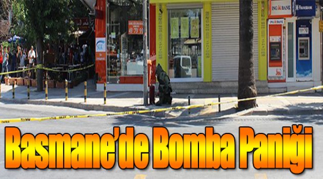 Basmane'de bomba paniği!