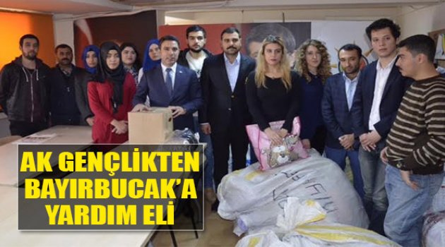 Bayırbucak'a AK Gençlik Konak'tan Yardım Eli