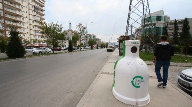 Bayraklı'da Cam Atıklar Kumbaraya
