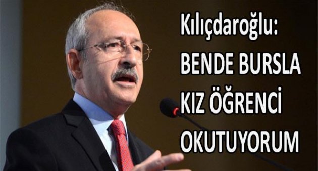 “Ben de bursla kız öğrenci okutuyorum”