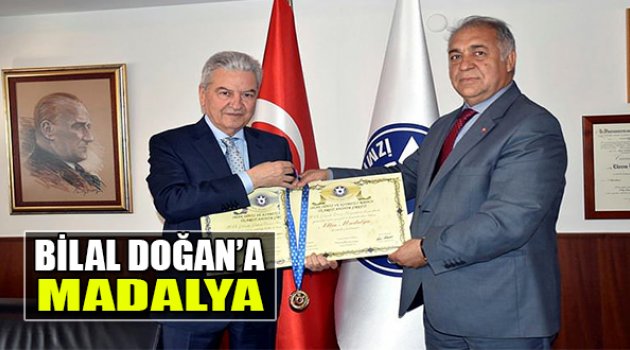 Bilal Doğan'a Madalya
