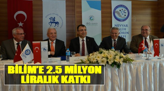 Bilime 2.5 Milyon Liralık Katkı