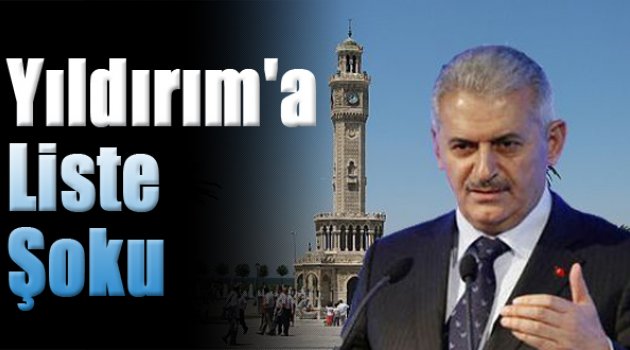 Binali Yıldırım’a liste şoku!