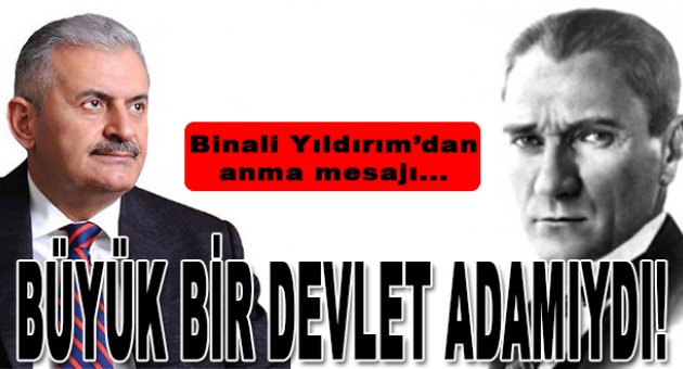 Binali Yıldırım'dan 10 Kasım mesajı...