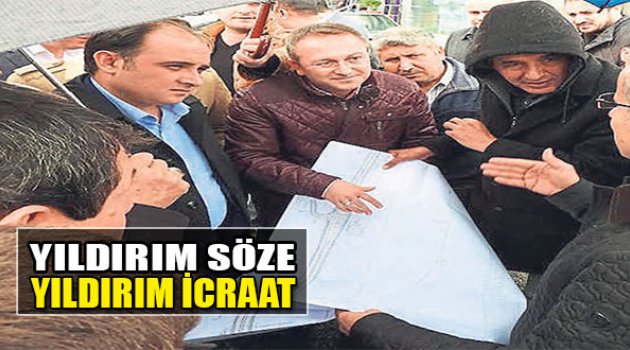 Binali Yıldırım'dan Yıldırım İcraat