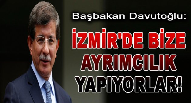 Bizde ayrımcılık yok ama bunu yapan var