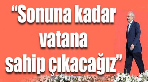 “Bizim İçin Söz Konusu Vatandır, Sonuna Kadar Vatana Sahip Çıkacağız”