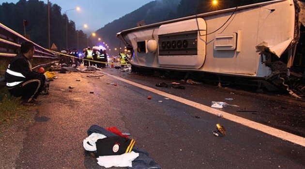 Bolu'da Katliam Gibi Kaza!