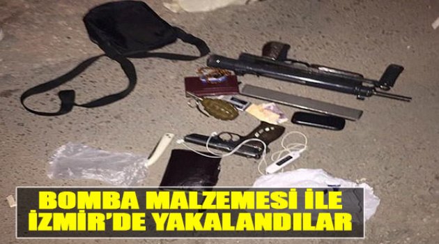 Bomba Malzemesi İle İzmir'de Yakalandılar