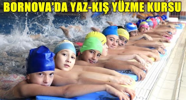 Bornova’da yaz-kış yüzme kursu