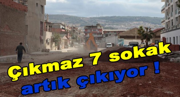 Bornova&#039;da 7 çıkmaz sokak ana yola bağlandı