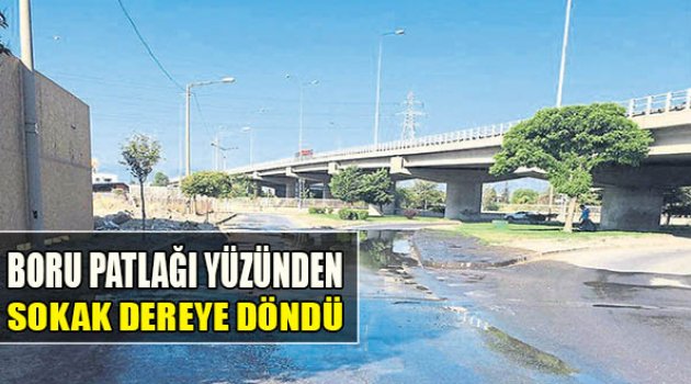 Boru Patlağı Yüzünden Sokak Dereye Döndü!