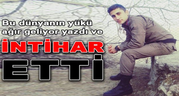 Bu Dünyanın Yükü Ağır Geldi Dedi, İntihar Etti!