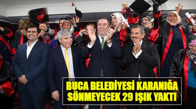 Buca Belediyesi Karanlığa Sönmeyecek 29 Işık Yaktı