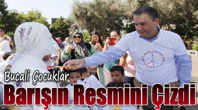 Bucalı Çocuklar Barışın Resmini Çizdi