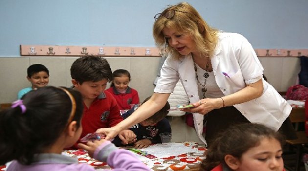 Bucalı Öğrencilere Diş Sağlığı Eğitimi Ve Flor Uygulaması