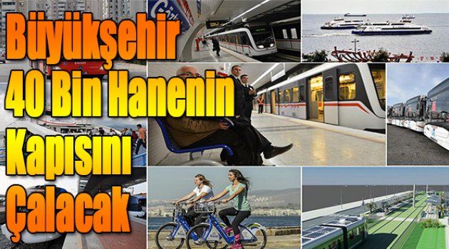 Büyükşehir, 40 Bin Hanenin Kapısını Çalacak