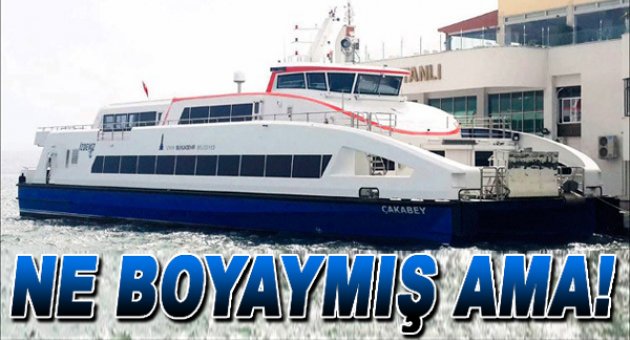 Çakabey gemisi 95 gündür boyanıyor!