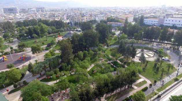 Çamdibi Atatürk Parkı Yenilendi