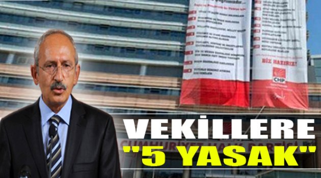 CHP Grubundan Vekillere Ayar