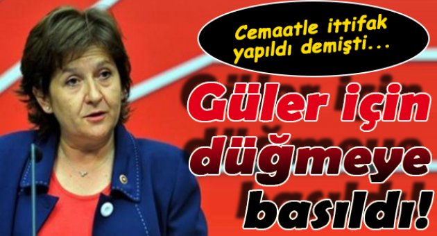 CHP Güler için düğmeye bastı!