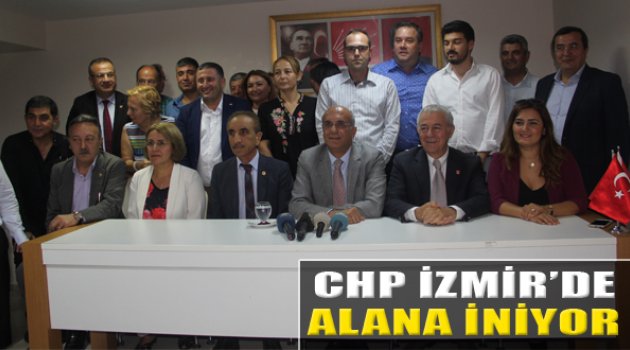 CHP İzmir'de Alana İniyor