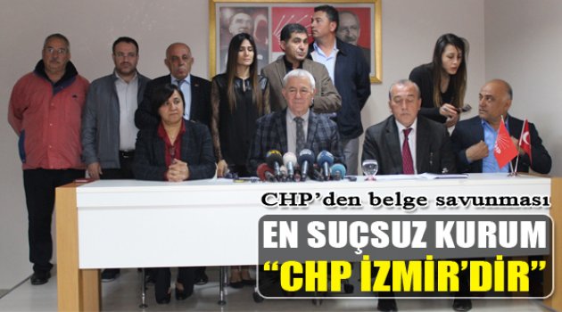 CHP İzmir'den Sızdırılan Belge Açıklaması