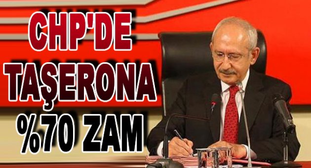 Chp'de taşeron işçiye yüzde 70 zam