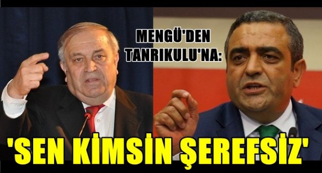 CHP'li Tanrıkulu Dersim için özür diledi, CHP'li Mengü 'Sen kimsin şerefsiz' dedi!