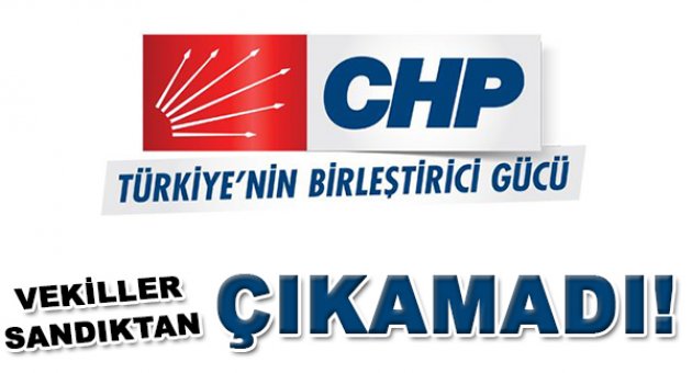 CHP'li vekiller sandıktan çıkamadı