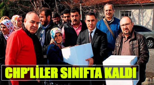 CHP'liler Sınıfta Kaldı