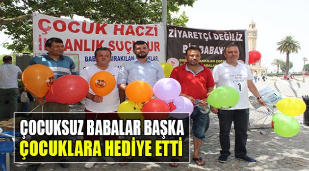 Çocuksuz Babalar Başka Çocuklara Hediye Dağıttı