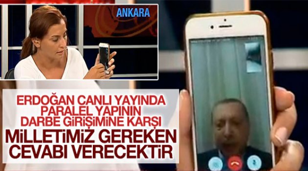 Cumhurbaşkanı Erdoğan'dan Halka Çağrı