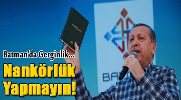 Cumhurbaşkanı Erdoğan'dan işçilere: Nankörlük yapmayın!